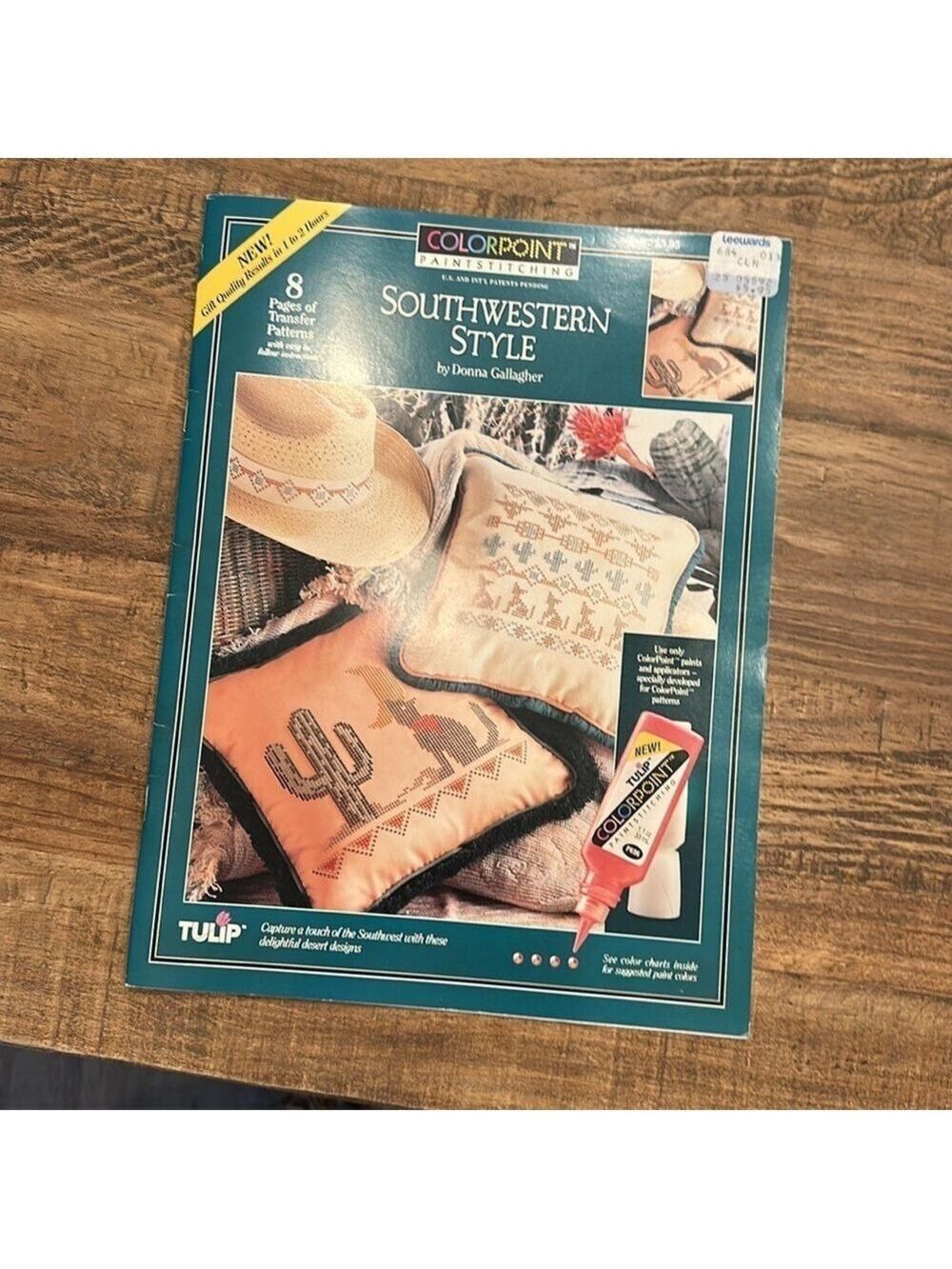 Colorpoint Paintstitching Southwestern Style. 8 Pages of Transfers Booklet Vtg